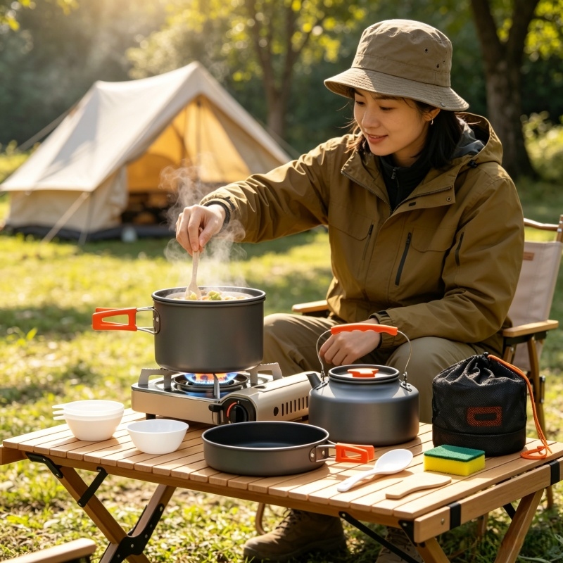 Camping Cookware Set Outdoor P - Quechua Camping Cooking Set recensie en prijs