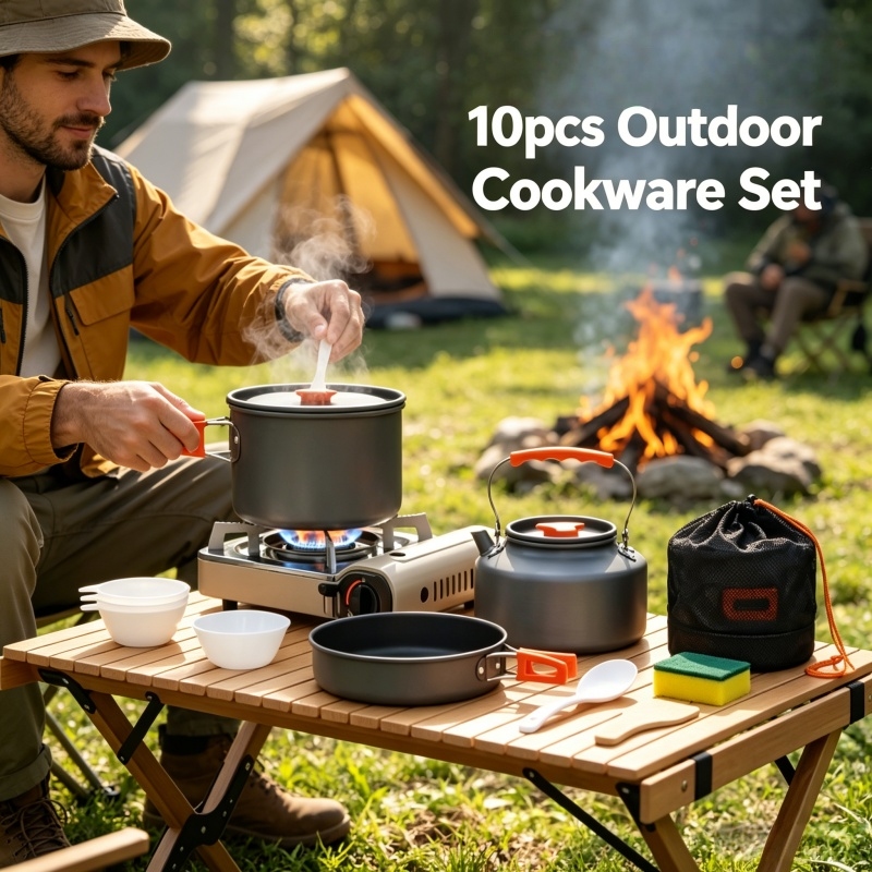 Camping Cookware Set Outdoor P - Quechua Camping Cooking Set recensie en prijs