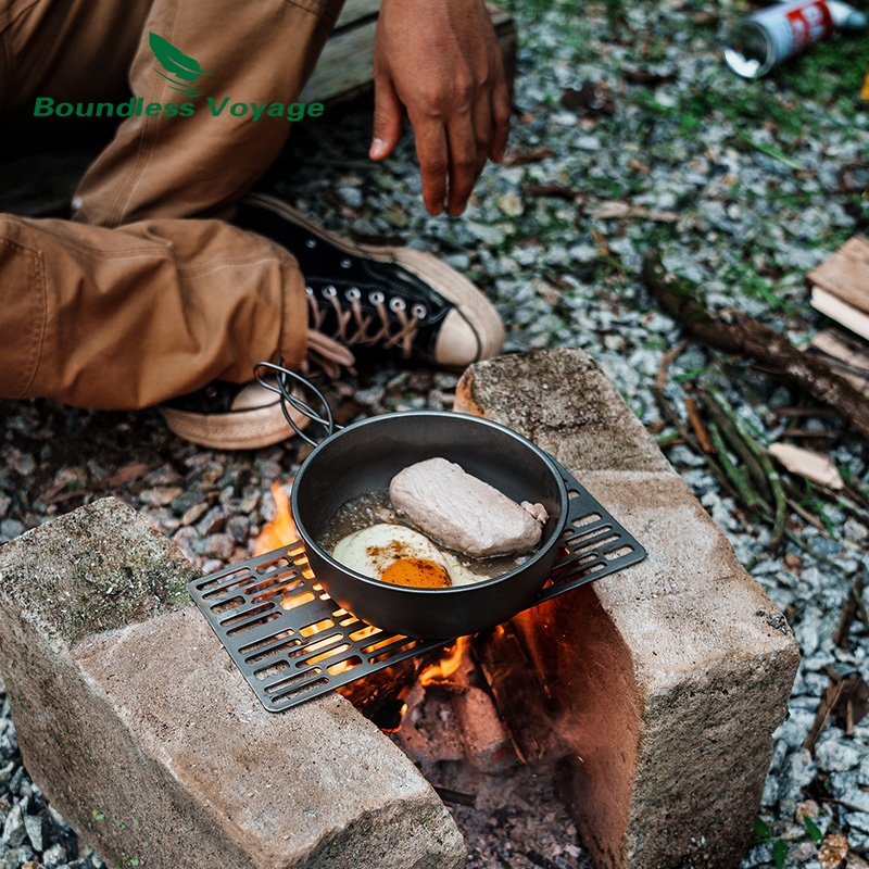 Boundeless Voyage Outdoor Camp - Camping Cooking Pan recensie en prijs