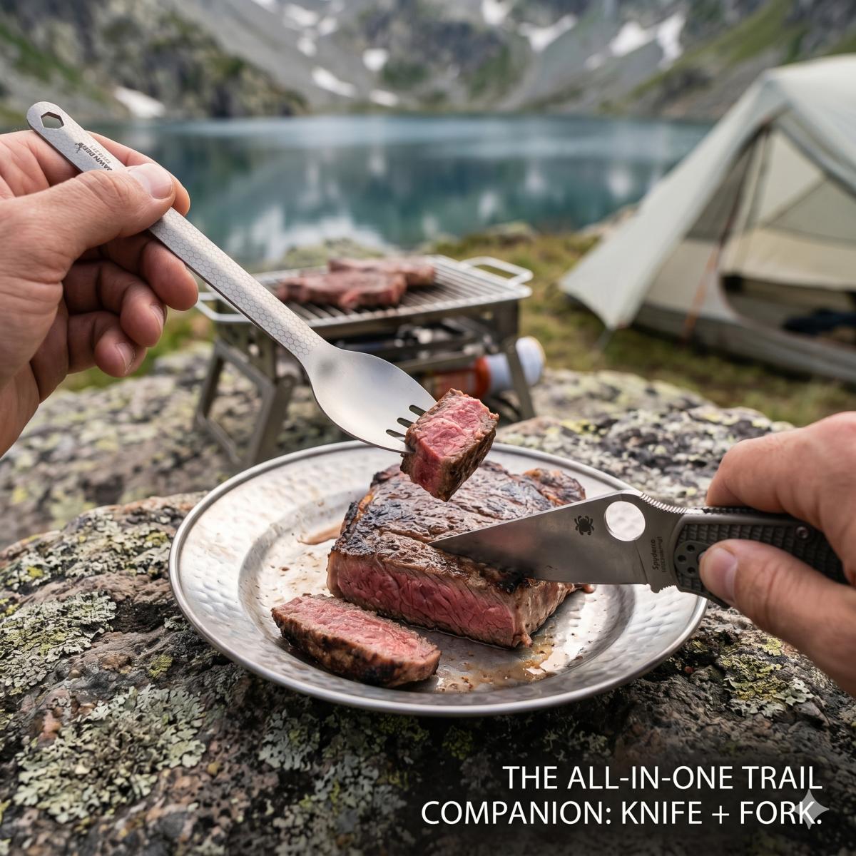 DAWN DEER 3-in-1 Titanium Spor - Quechua Camping Cooking Set recensie en prijs