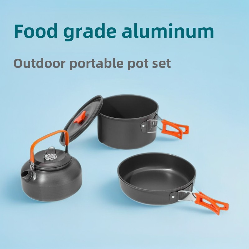 Outdoor Camping Cookware Set f - Camping Cooking Set 2 Person recensie en prijs