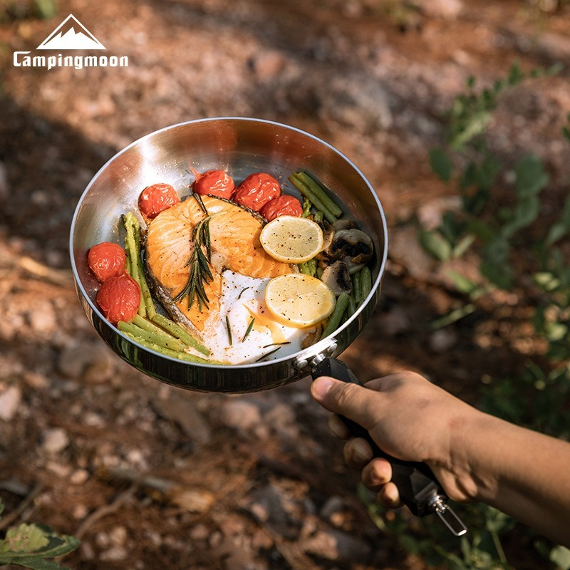 CAMPINGMOON CC-23 camping thre - Camping Cooking Pan recensie en prijs