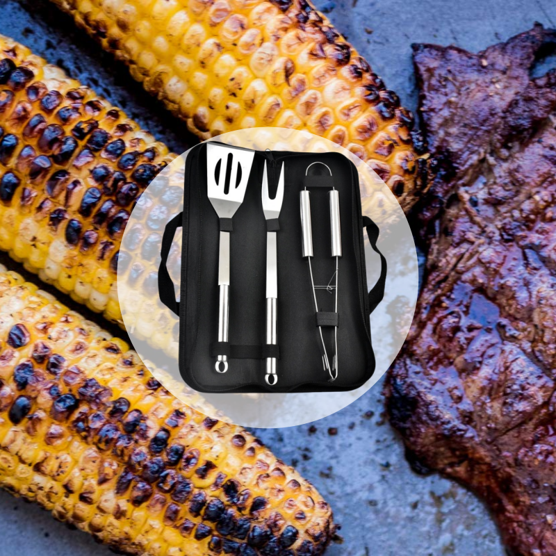 BBQ Tools Set Barbecue Utensil - Quechua Camping Cooking Set recensie en prijs